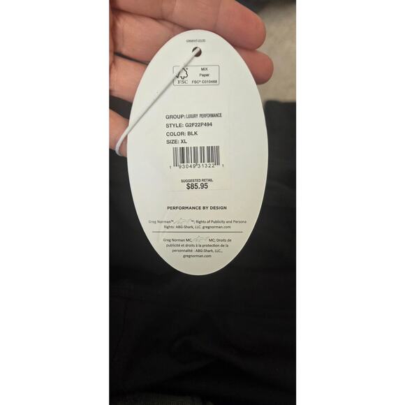 NWT Greg Norman Women's Adeline Ankle Pants Black Size XL - Picture 4 of 8